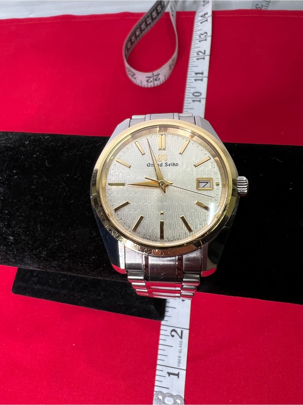 Grand Seiko Heritage Quartz 40mm sbgv238  Two Tone Stainless Steel Watch 14K